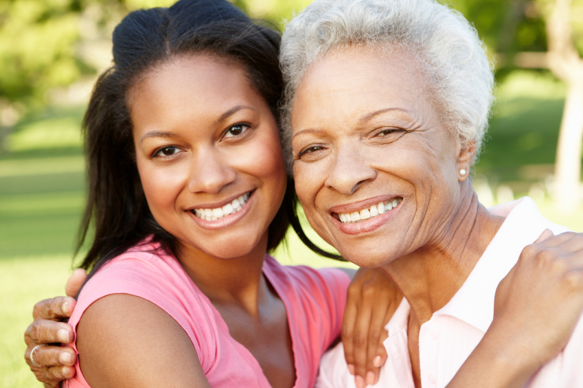 mother daughter african american small