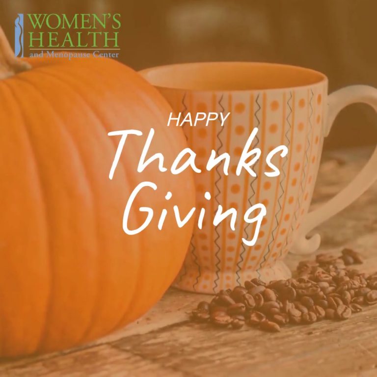 Women’s Health and Menopause Center Wishes You a Happy Thanksgiving
