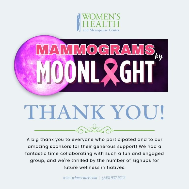 A Heartfelt Thank You to Our Sponsors for Supporting Mammograms by Moonlight